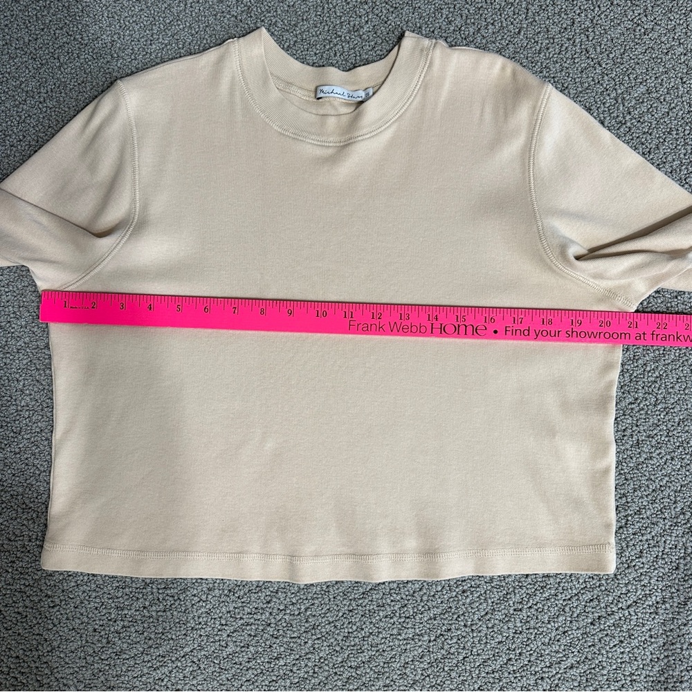 MICHAEL STARS BRENNA BOXY CROPPED TEE - Picture 5 of 7